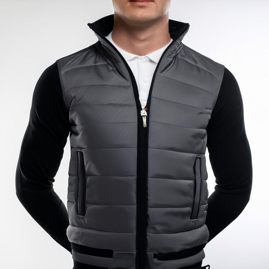 Classic Dark Grey Puffer Vest