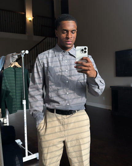 Jáx Button-up long sleeve (Grey)