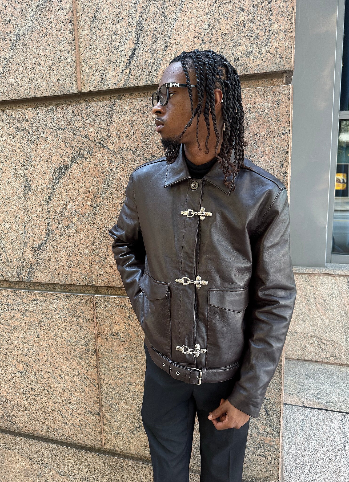 Jax Marcin Runway Clasp Jacket