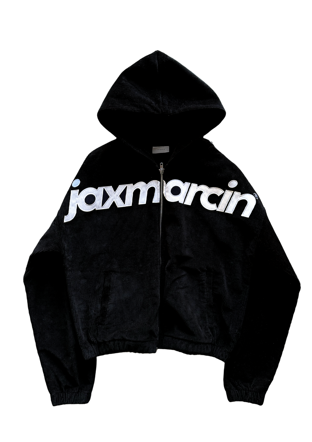 Black Corduroy Zip up