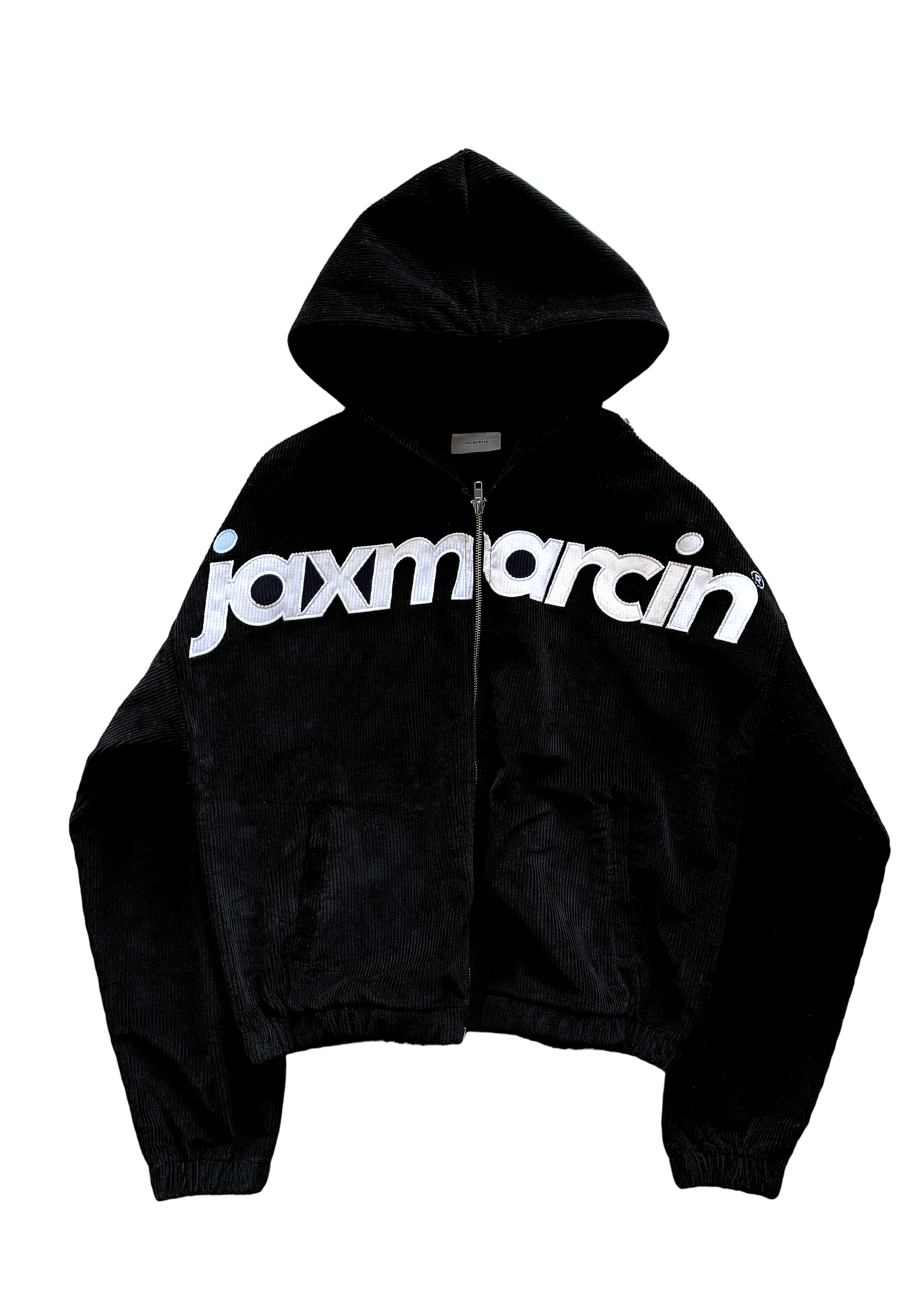 Black Corduroy Zip up