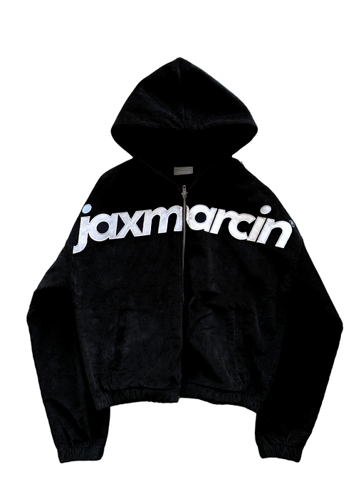 Black Corduroy Zip up