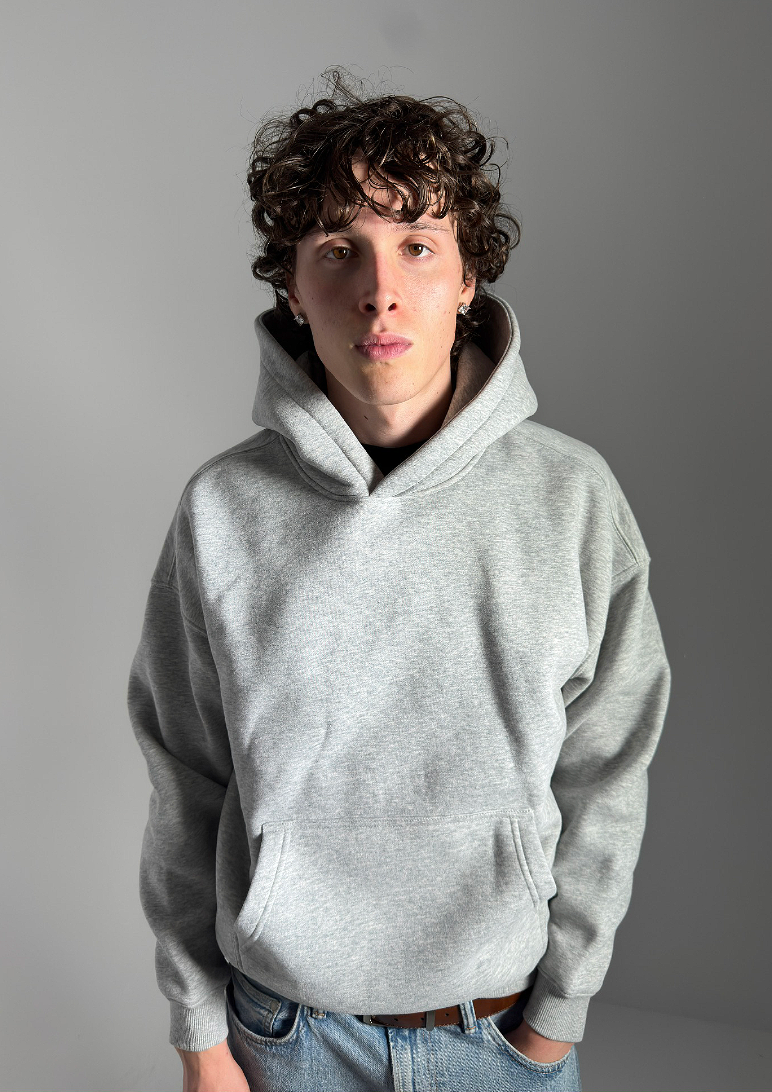 GREY SIGNATURE HOODIE