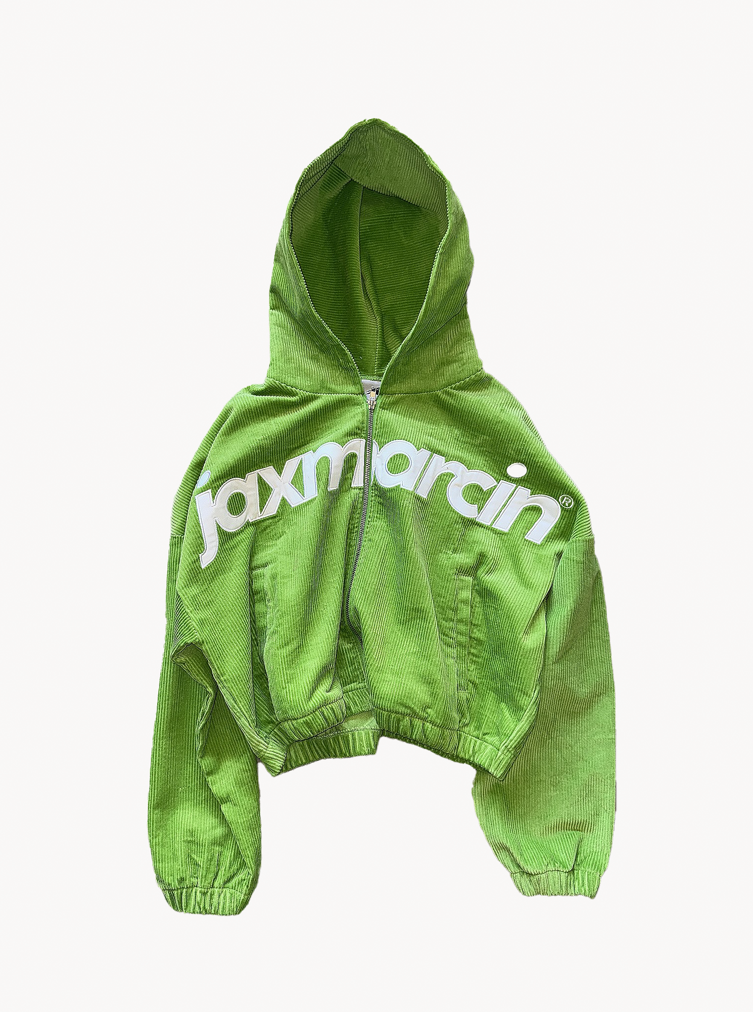 Jax Marcin Green Corduroy Zip Up
