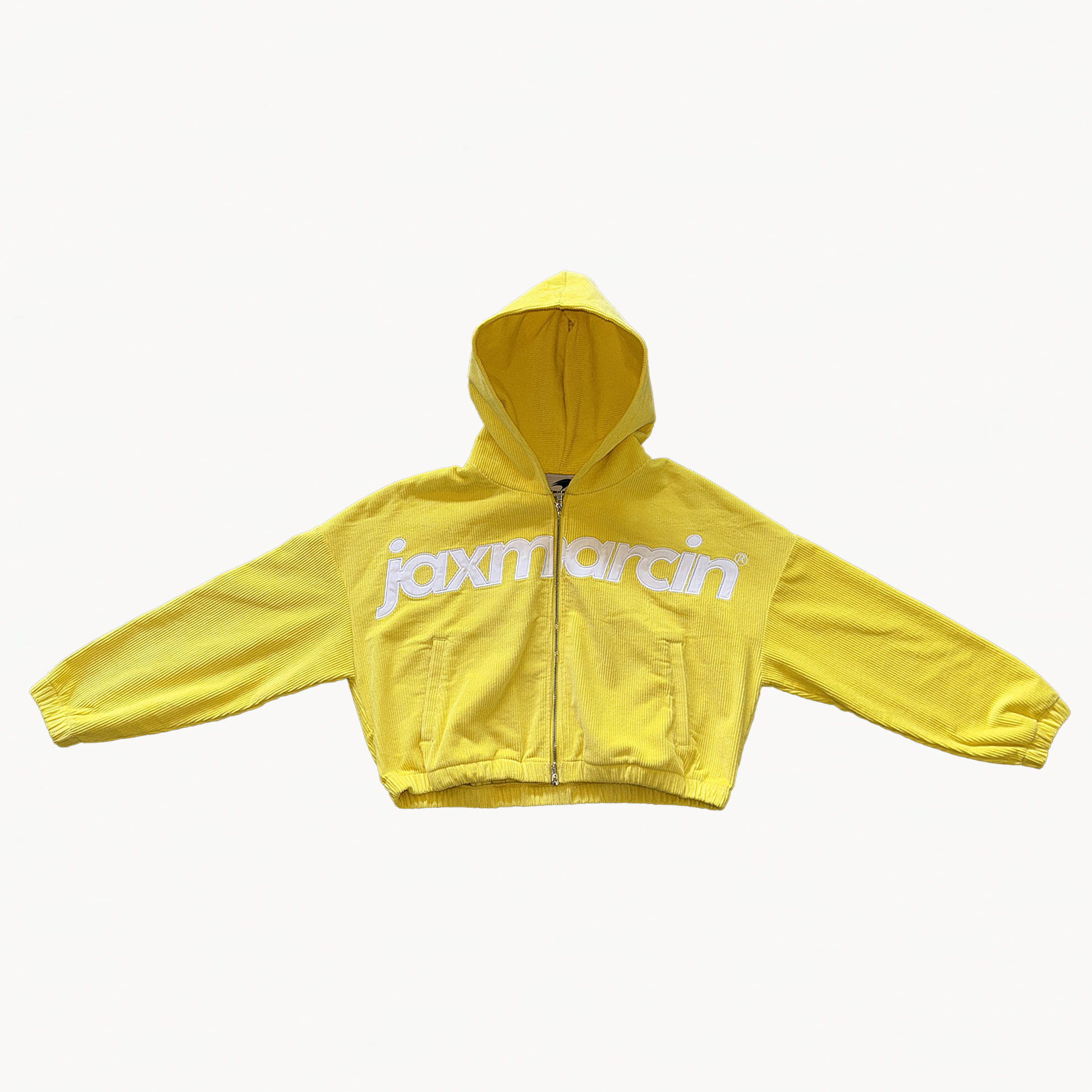 Jax Marcin Yellow Corduroy Zip up