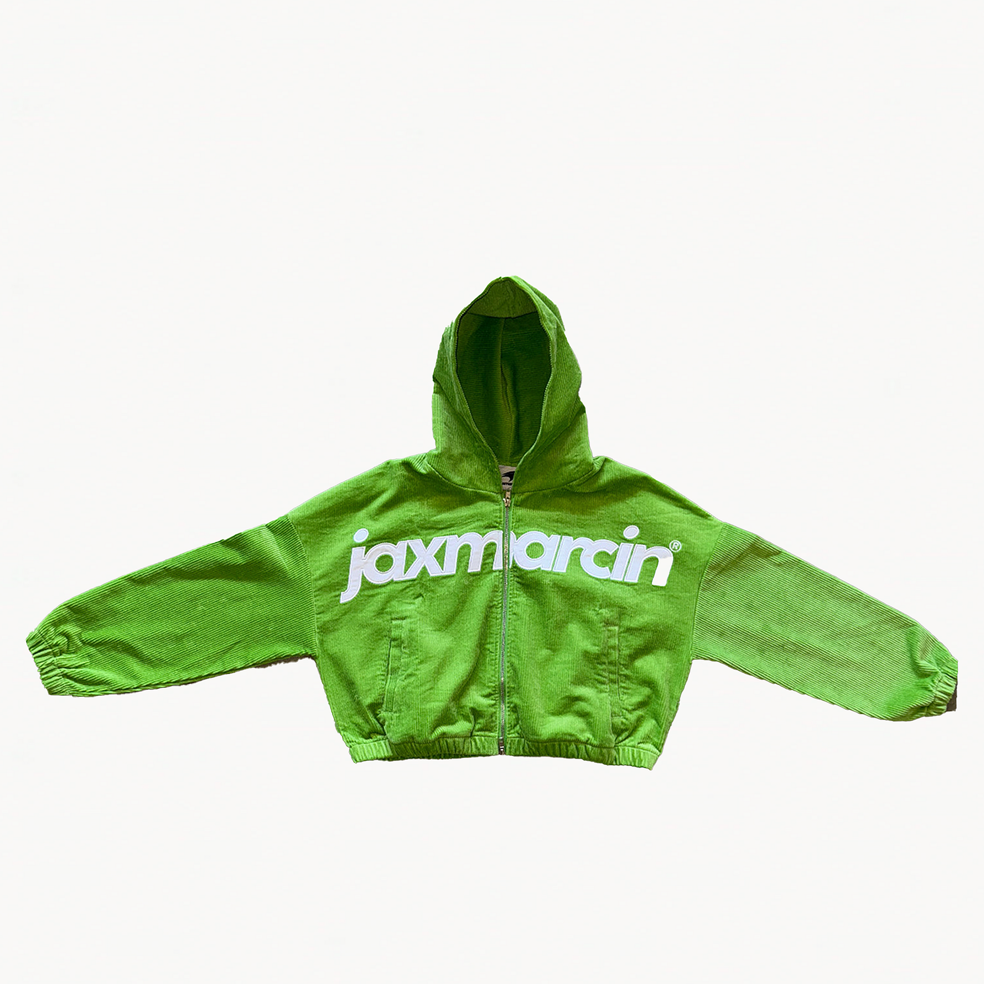 Jax Marcin Green Corduroy Zip Up