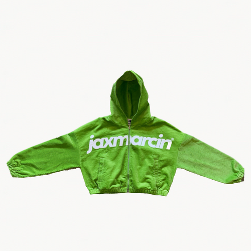Jax Marcin Green Corduroy Zip Up