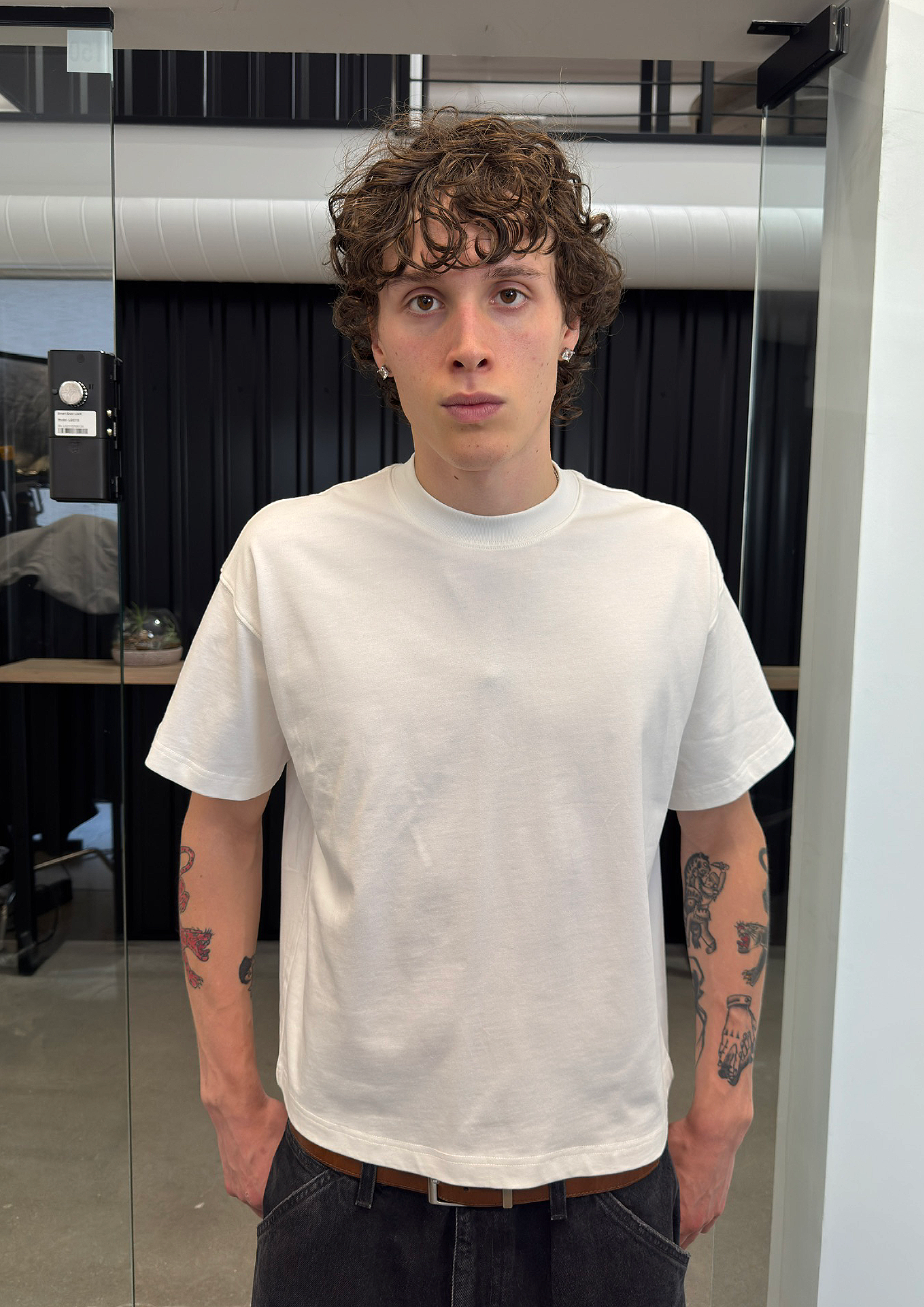 WHITE BABY TEE