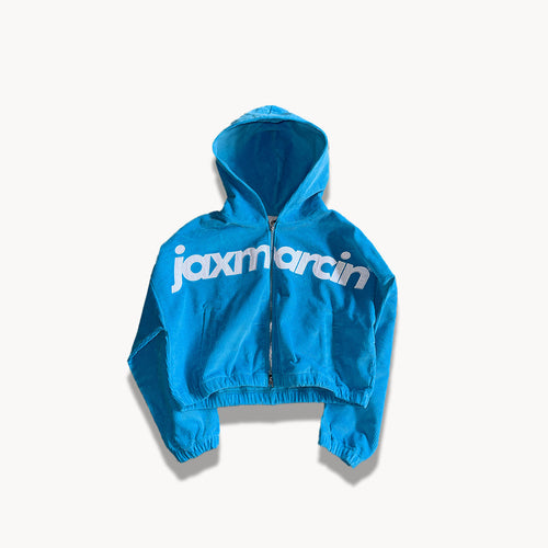 Jax Marcin Blue Corduroy Zip up